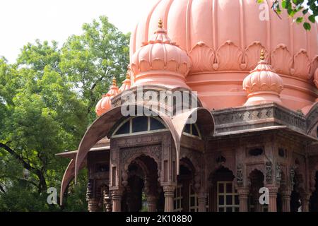 Arches and Pillars of Boliya Sarkar ki Chhatri, Indore, Madhya Pradesh. Also Known as Malhar Rao Chhatri. Indian Architecture. Ancient architecture of Stock Photo