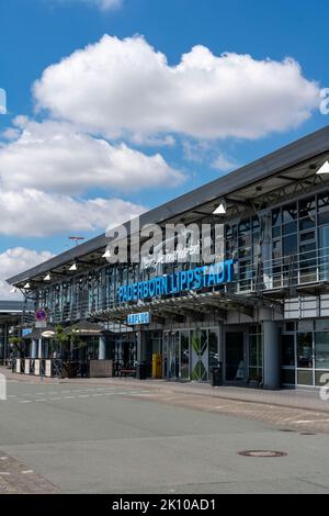 Paderborn-Lippstadt Airport, regional airport, terminal building NRW, Germany, Stock Photo