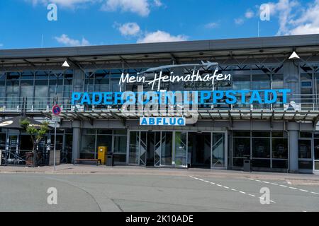 Paderborn-Lippstadt Airport, regional airport, terminal building NRW, Germany, Stock Photo