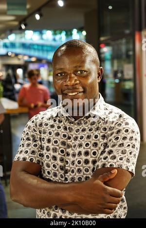 Edward Mukiibi, a farmer, educator and social entrepreneur born in Uganda has been named president of Slow Food. Turin, Italy - September 2022 Stock Photo