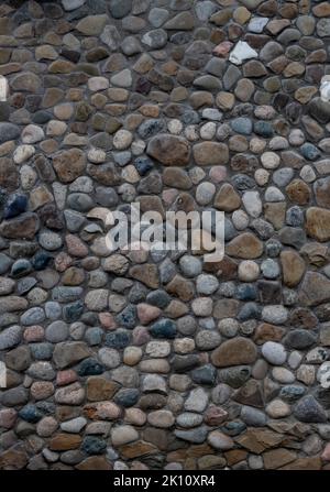 wall made of natural stone Stock Photo