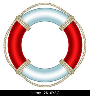 Illustration of the life preserver Stock Vector