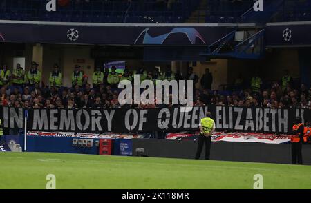 Chelsea fans unfurl two huge banners before Brighton humble the