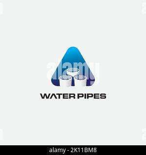Plumbing logo design template - Vector Stock Vector