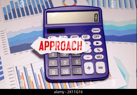 APPROACH word made with building blocks. concept Stock Photo