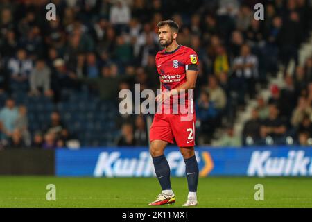 West Bromwich, UK. 14th Sep, 2022. Maxime Colin #2 of Birmingham City during the Sky Bet Championship match West Bromwich Albion vs Birmingham City at The Hawthorns, West Bromwich, United Kingdom, 14th September 2022 (Photo by Gareth Evans/News Images) in West Bromwich, United Kingdom on 9/14/2022. (Photo by Gareth Evans/News Images/Sipa USA) Credit: Sipa USA/Alamy Live News Stock Photo