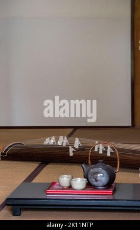 image of the traditional japanese tea ceremony Stock Photo
