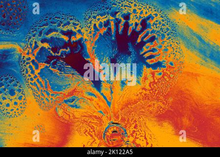 Abstract background of acrylic. Colourful rpaint dissolve Stock Photo ...