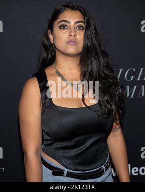 New York, USA. 14th Sep, 2022. Kuhoo Verma attends the NYC premiere of “Goodnight Mommy” at The Metrograph in New York, NY, on Sept. 14, 2022. (Photo by Gabriele Holtermann/Sipa USA) Credit: Sipa USA/Alamy Live News Stock Photo