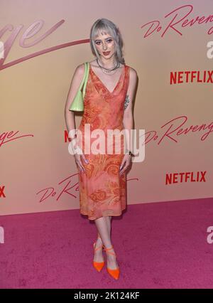 Los Angeles, USA. 14th Sep, 2022. Mazie at the premiere for 'Do Revenge' at the Tudum Theatre, Hollywood. Picture Credit: Paul Smith/Alamy Live News Stock Photo