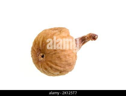 Delicious and healthy dried figs isolated on a white background Stock Photo