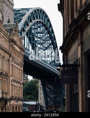 Bridges over the River Tyne in Newcastle, UK. Stock Photo