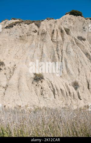 calanchi, typical rock formation of Basilicata Stock Photo