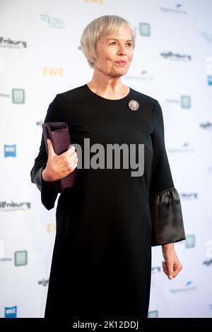 Oldenburg, Germany. 14th Sep, 2022. German actress Andrea Rau stands on ...