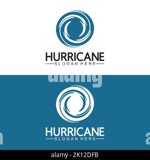 Hurricane logo symbol icon illustration vector Stock Vector