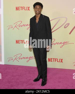 Jonathan Reece Davis Jonathan Daviss arrives at Netflix's DO REVENGE Premiere held at the ...