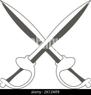 sword icon vector illustration design Stock Vector