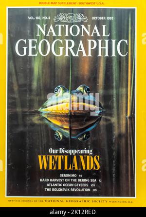 National Geographic magazine cover October 1994 Stock Photo - Alamy