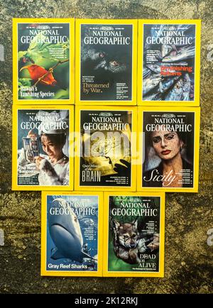 National Geographic magazine cover collection, 1993 Stock Photo