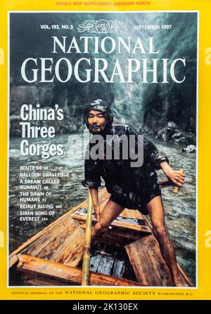 National Geographic magazine cover, September 1997 Stock Photo