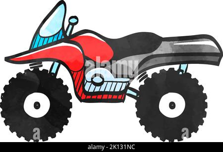 Hand drawing of jumping wheel in ocean theme vintage style Stock Vector ...