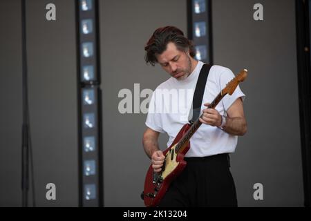 Balthazar, Belgian band, performing at the Tempelhof Sounds festival in Berlin Germany Stock Photo