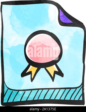contract signing sign icon doodle illustration Stock Vector Image & Art ...