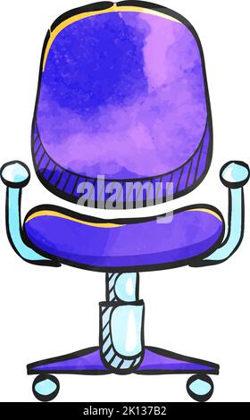 Office chair icon, cartoon style Stock Vector Image & Art - Alamy