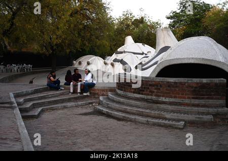 Amdavad Ni Gufa, Cave-like Underground Art Gallery Designed By The ...