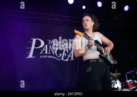 Californian band, Together Pangea live at the Tempelhof Sounds festival in Berlin, Germany Stock Photo