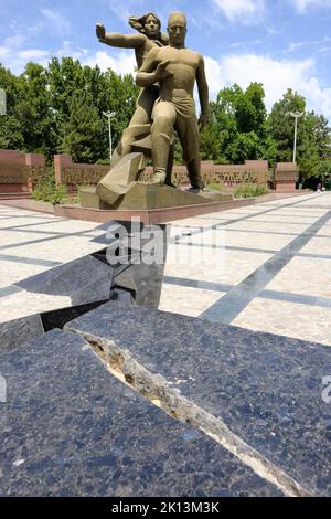 Tashkent Uzbekistan - The Earthquake Memorial honours the victims of