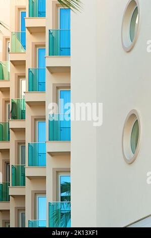 The pattern of a certain building wall Stock Photo