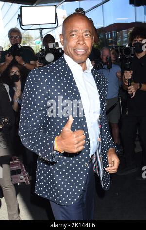 New York, NY, USA. 14th Sep, 2022. New York City Mayor Eric Adams in attendance for Michael Kors Collection Spring/Summer 2023 Runway Show, Highline Stages, New York, NY September 14, 2022. Credit: Quoin Pics/Everett Collection/Alamy Live News Stock Photo