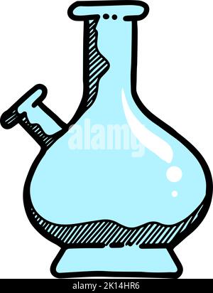 Color drug bong icon Stock Vector
