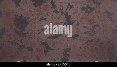 brown damaged wall display with vintage copy space. Stock Photo