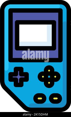 Isolated colored mobile console videogame icon Flat design Vector Stock Vector