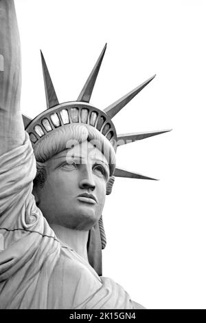 Statue of liberty at the New York, New York Hotel Casino in Las Vegas, Nevada. Stock Photo