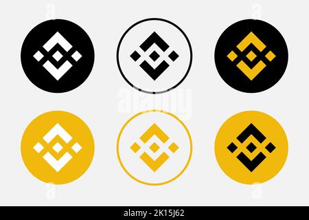 Set of cryptocurrency tokens. Currency in the future of the Internet. Stock market digital online blockchain technology. Cryptocurrencies with Bitcoin Stock Vector