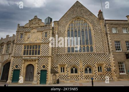 Town Hall and Trinity Guildhall, Queen Street, King's Lynn, Norfolk, United Kingdom Stock Photo