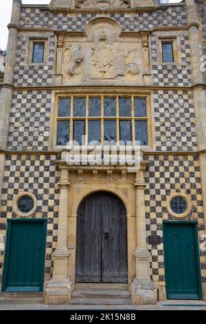 Town Hall and Trinity Guildhall, Queen Street, King's Lynn, Norfolk, United Kingdom Stock Photo
