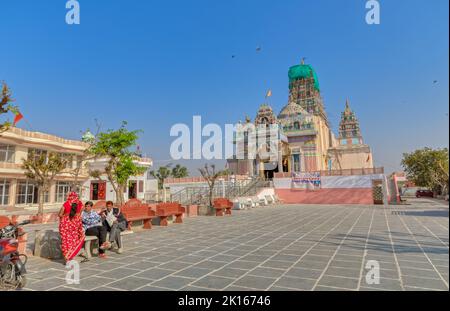 Giriraj Dharan Mandir temple Stock Photo