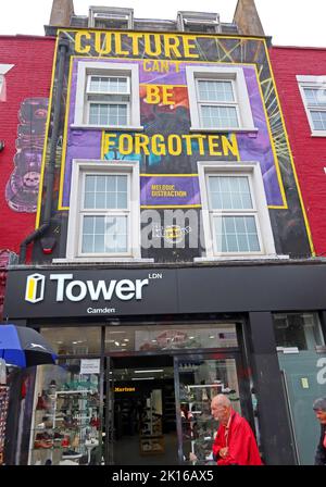 Tower LDN Camden, chic and pre-loved Fashion 210 Camden High Street, Camden Town, London, England, UK, NW1 8QR Stock Photo