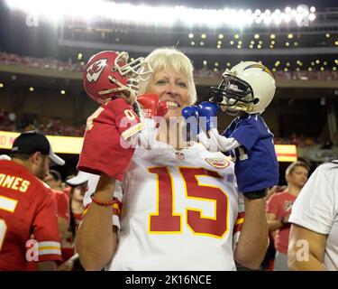 Kansas City Chiefs defensive end Mike Danna (51) sacks Los Angeles Chargers  quarterback Justin Herbert (10) during an NFL football game Sunday, Nov.  20, 2022, in Inglewood, Calif. (AP Photo/Kyusung Gong Stock Photo - Alamy