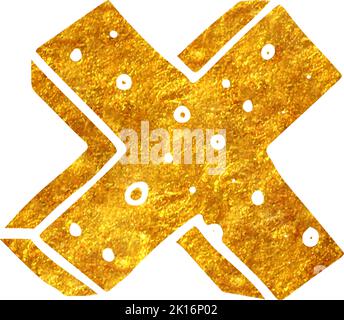 Hand drawn mathematics symbol cross vector illustration Stock Vector ...