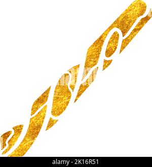 Woodworking tool in gold foil texture vector illustration Stock Vector ...