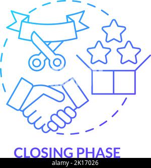 Closing phase concept icon Stock Vector Image & Art - Alamy