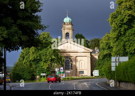 John The Baptist Church is a Grade II* listed parish church in the Church of England in Buxton, Derbyshire Stock Photo