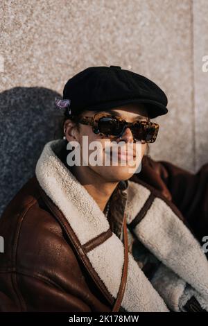 Smiling man looking at camera Stock Photo