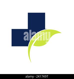 New pharmacy medical healthcare doctors cross icon and symbols. Stock Vector