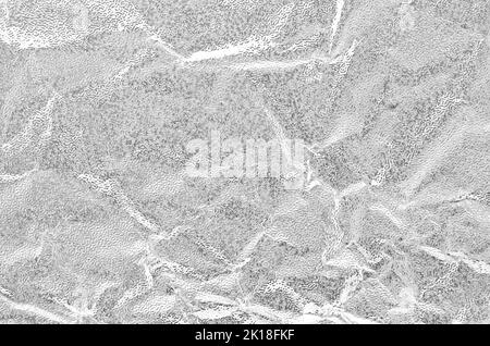 Aluminium foil texture background. Different wrinkled surfaces. Stock Photo